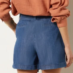 Short Ceinturé 100% Coton -Magasin De Lingerie Etam 654026625 b