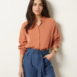 Short Ceinturé 100% Coton -Magasin De Lingerie Etam 654026625 c