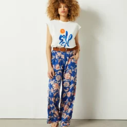 Pantalon Fluide Imprimé 7 Pantalon Fluide Imprimé -Magasin De Lingerie Etam 654027418 6