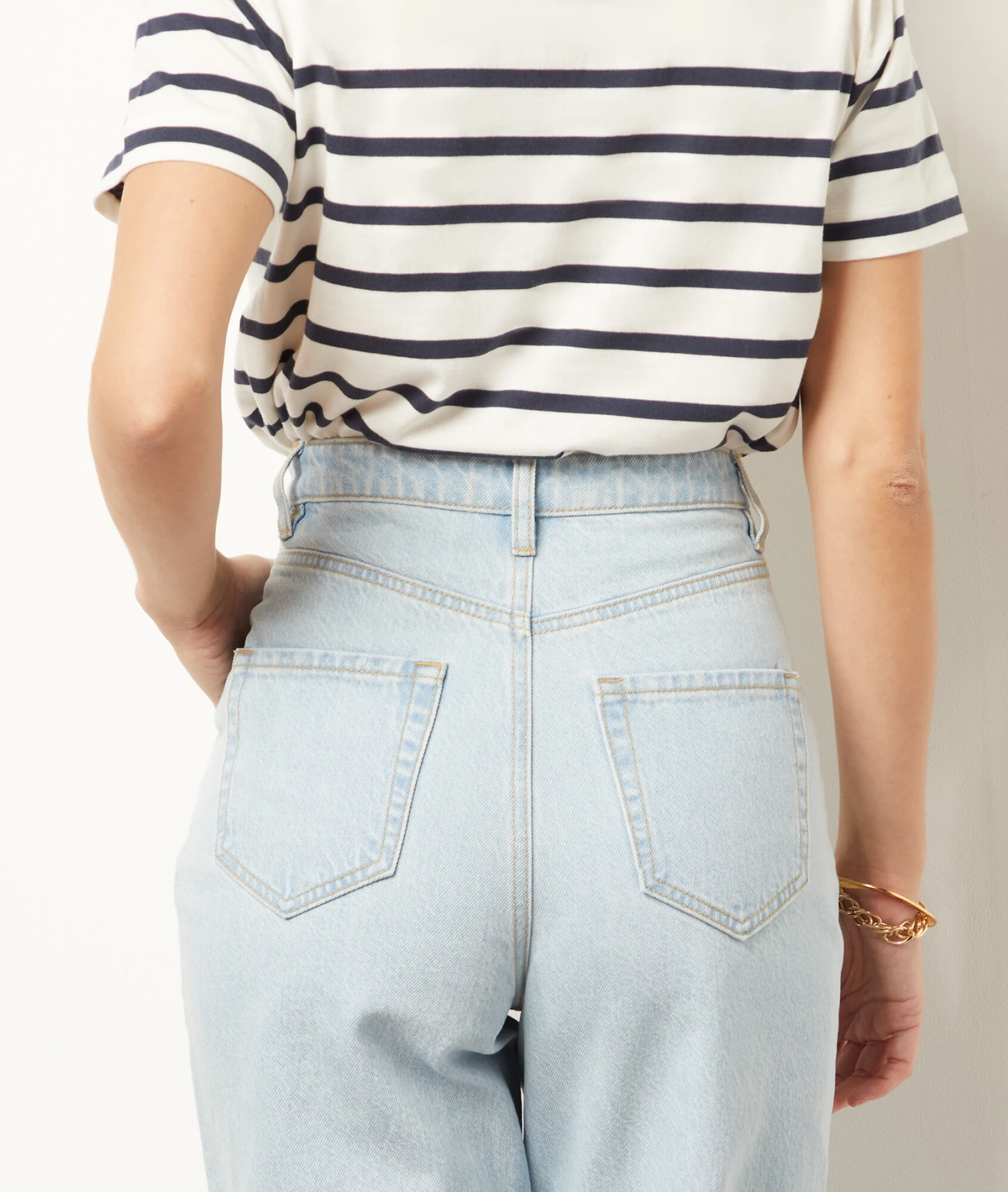 Jean Coupe Carotte 100% Coton 4 Jean Coupe Carotte 100% Coton – Image 4