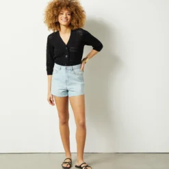Short En Jean à Broderies -Magasin De Lingerie Etam 654032220 6