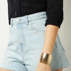 Short En Jean à Broderies -Magasin De Lingerie Etam 654032220 b