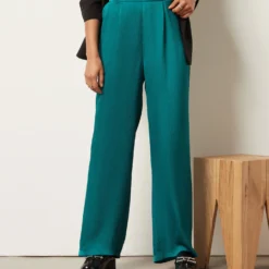 Pantalon Fluide Satiné