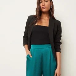 Pantalon Fluide Satiné -Magasin De Lingerie Etam 654034545 c