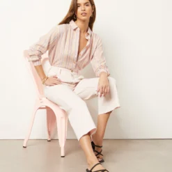 Jean Coupe Large En Coton Mélangé -Magasin De Lingerie Etam 654037907 6