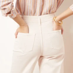 Jean Coupe Large En Coton Mélangé -Magasin De Lingerie Etam 654037907 b