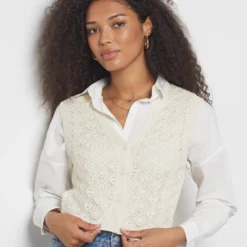 Gilet En Crochet -Magasin De Lingerie Etam 654039480 b