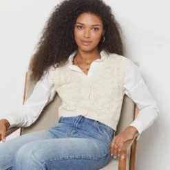 Gilet En Crochet -Magasin De Lingerie Etam 654039480 x