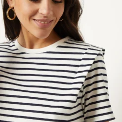 T-shirt à Rayures Manches Courtes 8 T-shirt à Rayures Manches Courtes -Magasin De Lingerie Etam 654052106 b