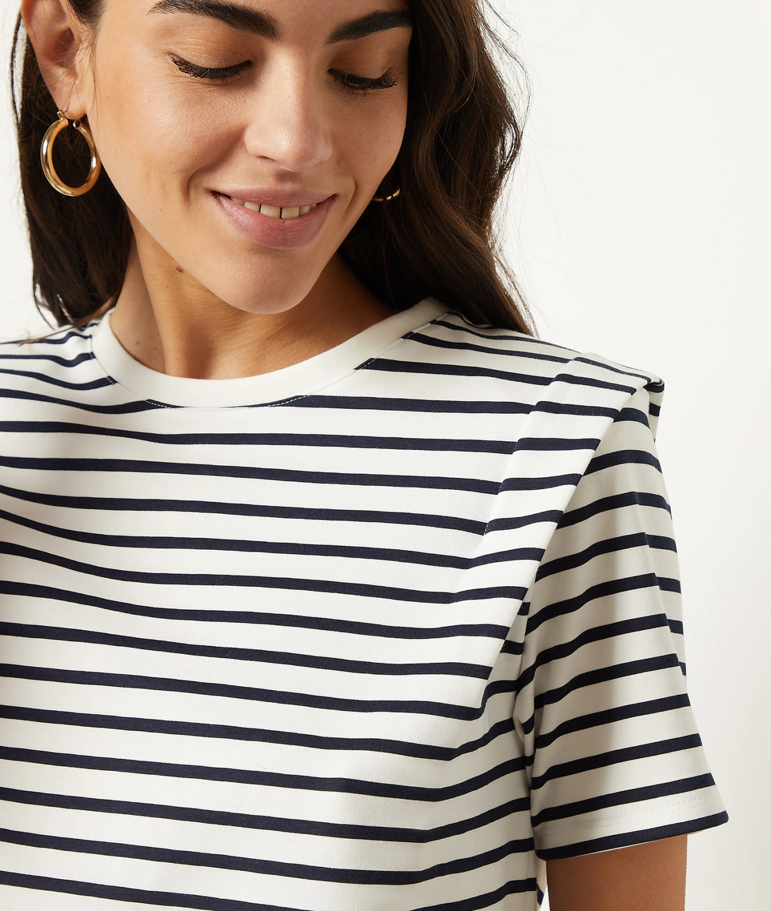 T-shirt à Rayures Manches Courtes 4 T-shirt à Rayures Manches Courtes – Image 4