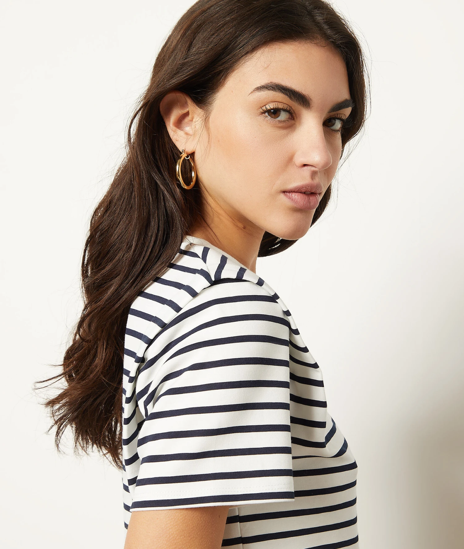 T-shirt à Rayures Manches Courtes 5 T-shirt à Rayures Manches Courtes – Image 5