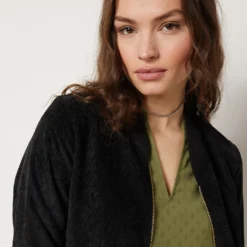Veste Bomber En Velours Côtelé -Magasin De Lingerie Etam 654059605 b