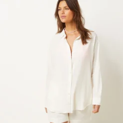 Chemise En Lin Mélangé