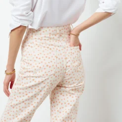 Jean Coupe Carotte Détails Broderies -Magasin De Lingerie Etam 654071539 b