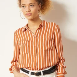 Chemisier à Rayures 8 Chemisier à Rayures -Magasin De Lingerie Etam 654071861 b