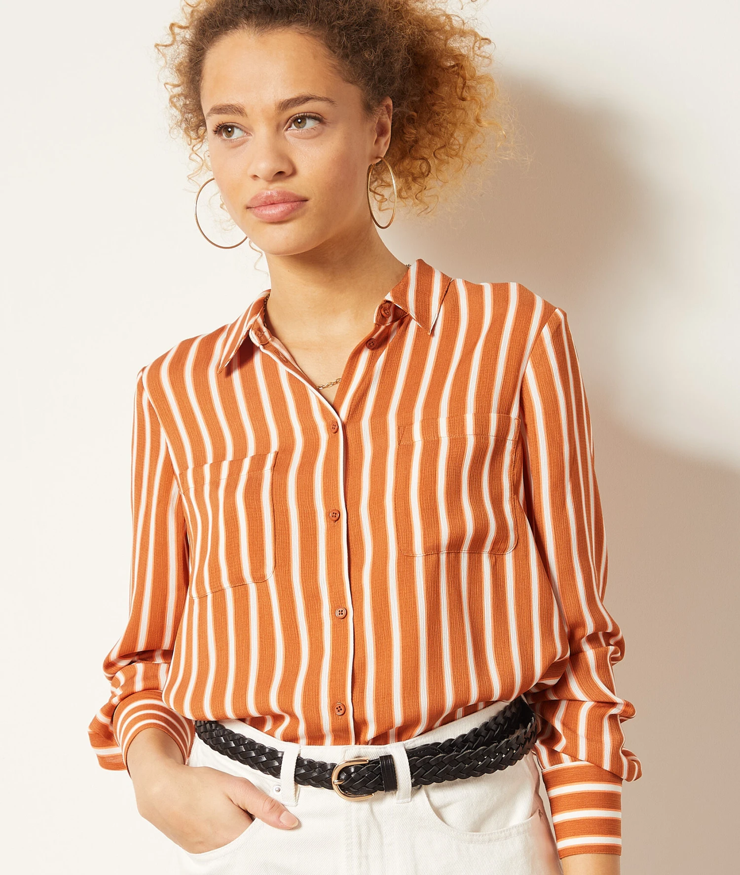 Chemisier à Rayures 4 Chemisier à Rayures – Image 4
