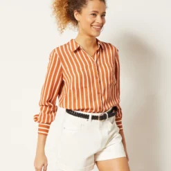 Chemisier à Rayures 9 Chemisier à Rayures -Magasin De Lingerie Etam 654071861 c