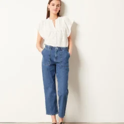 Jean Coupe Droite 100% Coton -Magasin De Lingerie Etam 654071923 6
