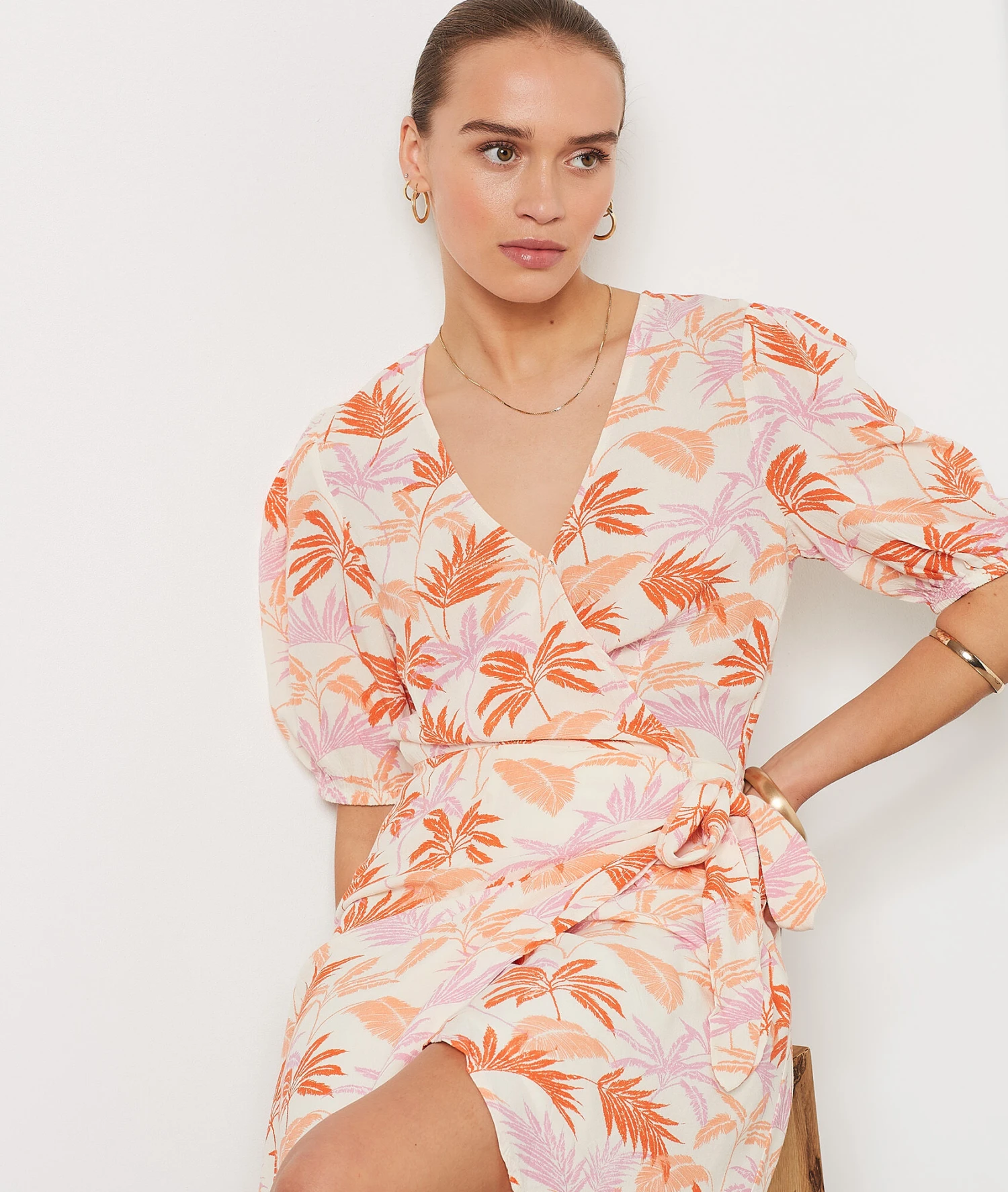 Robe Portefeuille Imprimée 1 Robe Portefeuille Imprimée