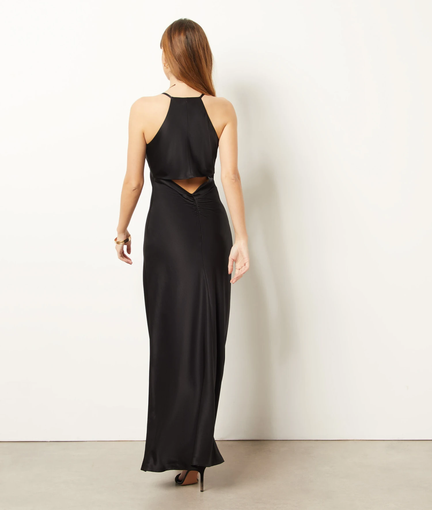 Robe Longue Fluide Ouverture Dos 2 Robe Longue Fluide Ouverture Dos – Image 2