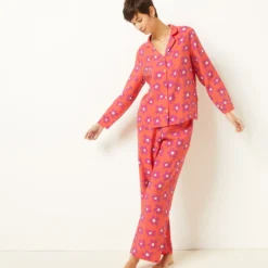 Pantalon De Pyjama Satiné Imprimé -Magasin De Lingerie Etam 654139718 6