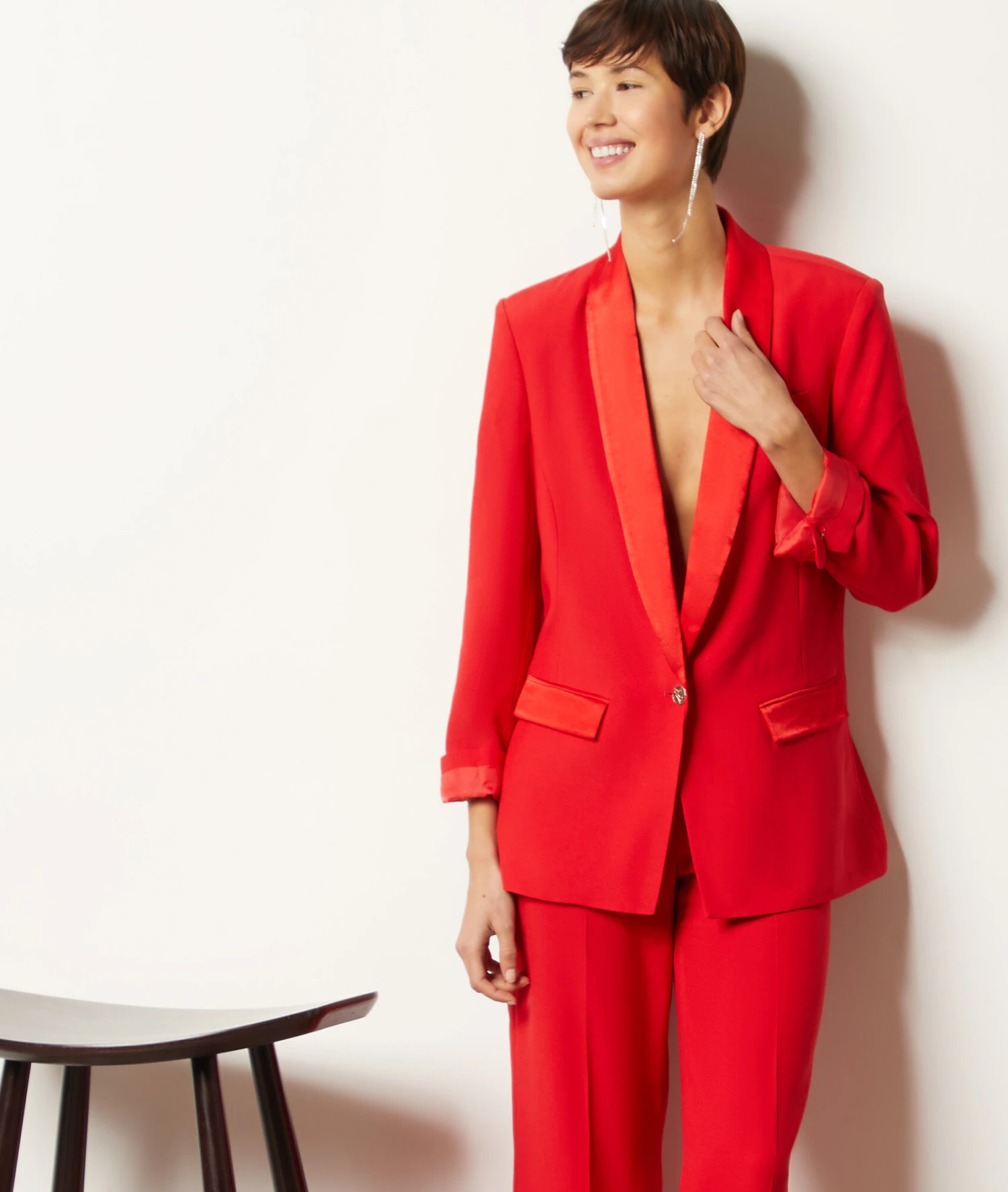 Pantalon Tailleur Coupe Large 5 Pantalon Tailleur Coupe Large – Image 5