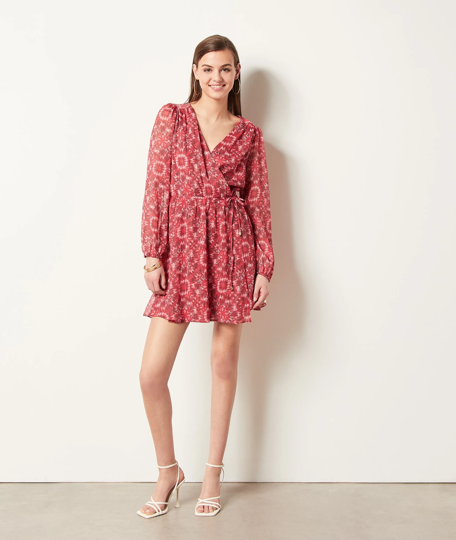 Robe Cache Coeur Imprimée 3 Robe Cache Coeur Imprimée – Image 3