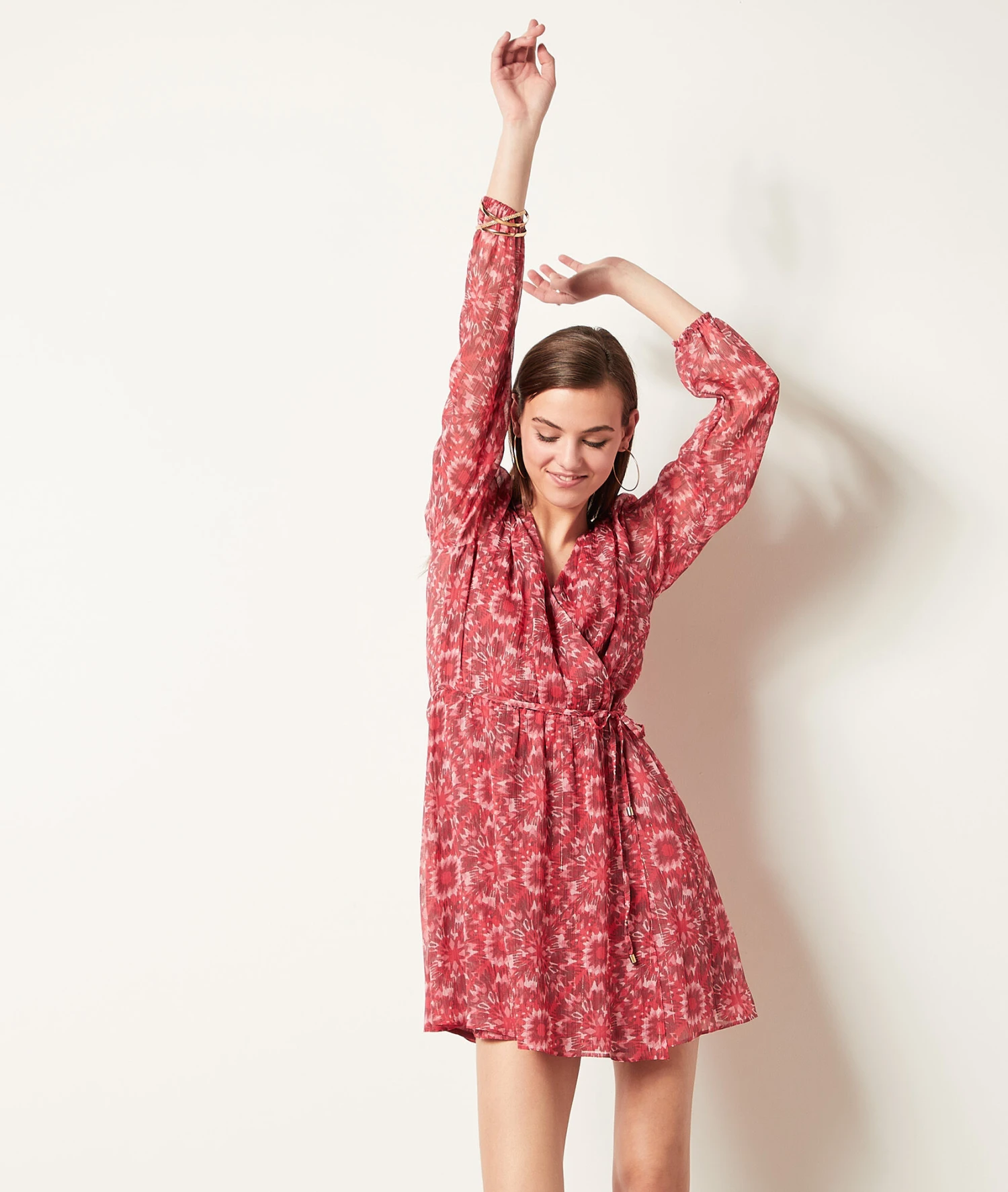 Robe Cache Coeur Imprimée 5 Robe Cache Coeur Imprimée – Image 5