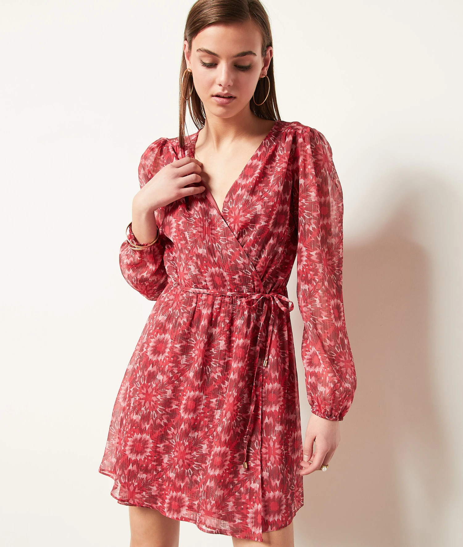 Robe Cache Coeur Imprimée 1 Robe Cache Coeur Imprimée