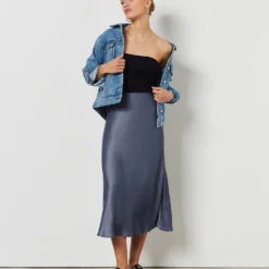 Jupe Longue Satinée 8 Jupe Longue Satinée -Magasin De Lingerie Etam 654203121 b