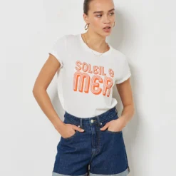 T-shirt Imprimé 100% Coton 8 T-shirt Imprimé 100% Coton -Magasin De Lingerie Etam 654216680 b