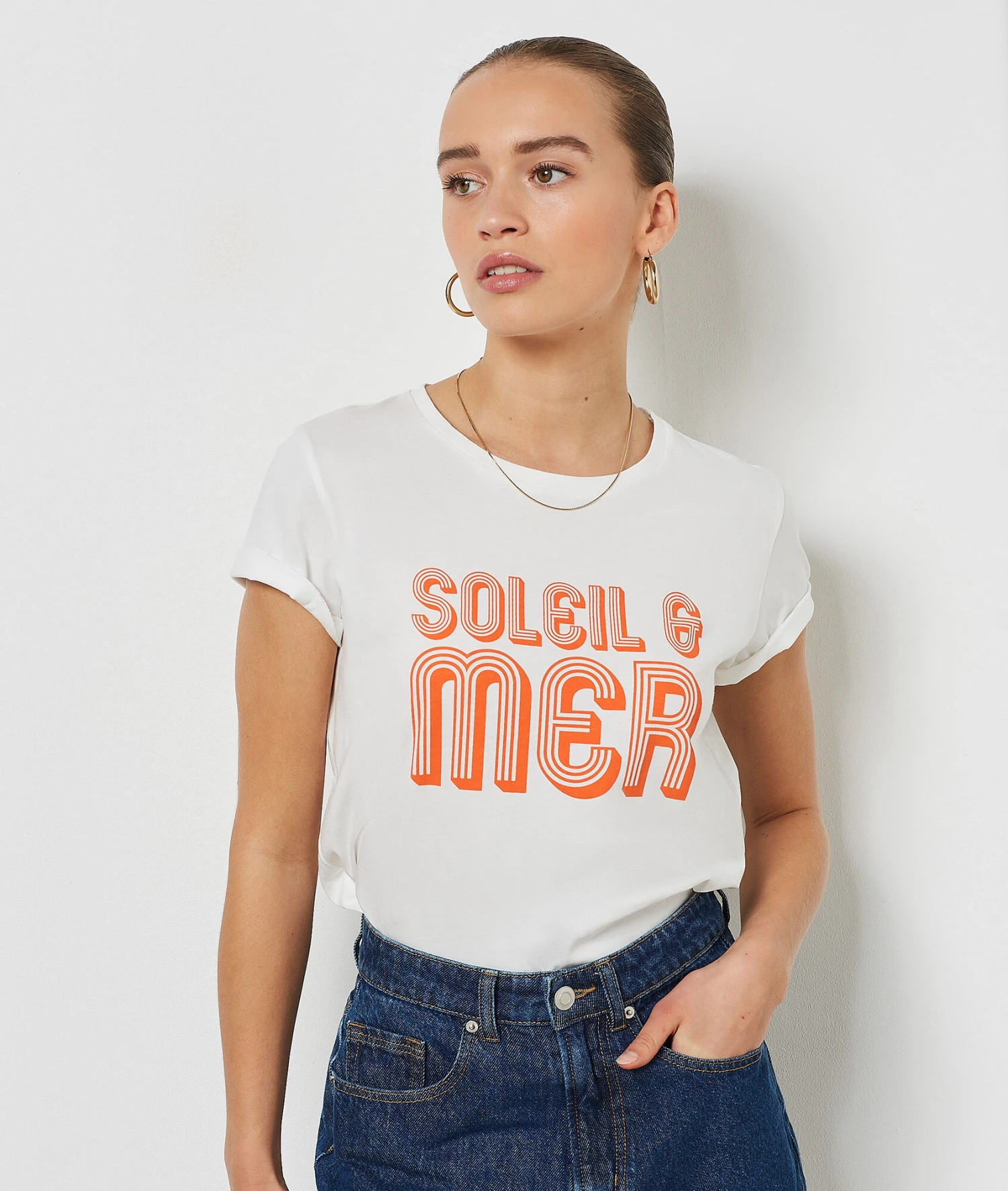 T-shirt Imprimé 100% Coton 1 T-shirt Imprimé 100% Coton